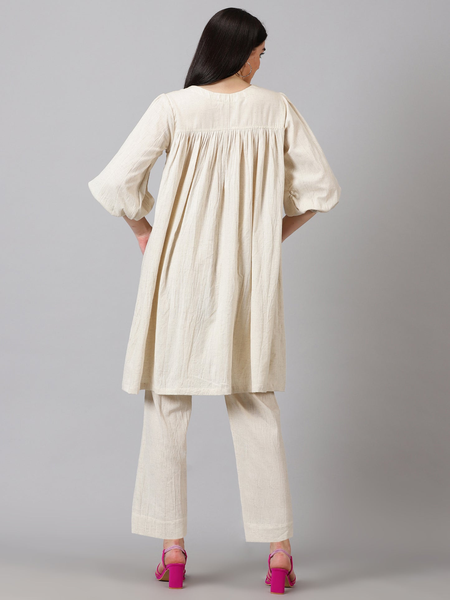 Ivory Mirror Cotton Co-ord