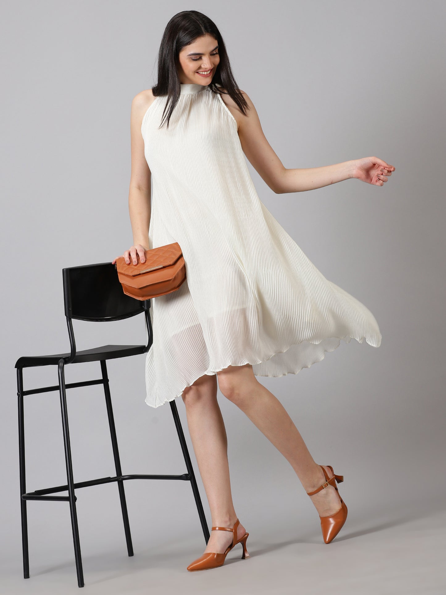 Cocktail Chinon Dress