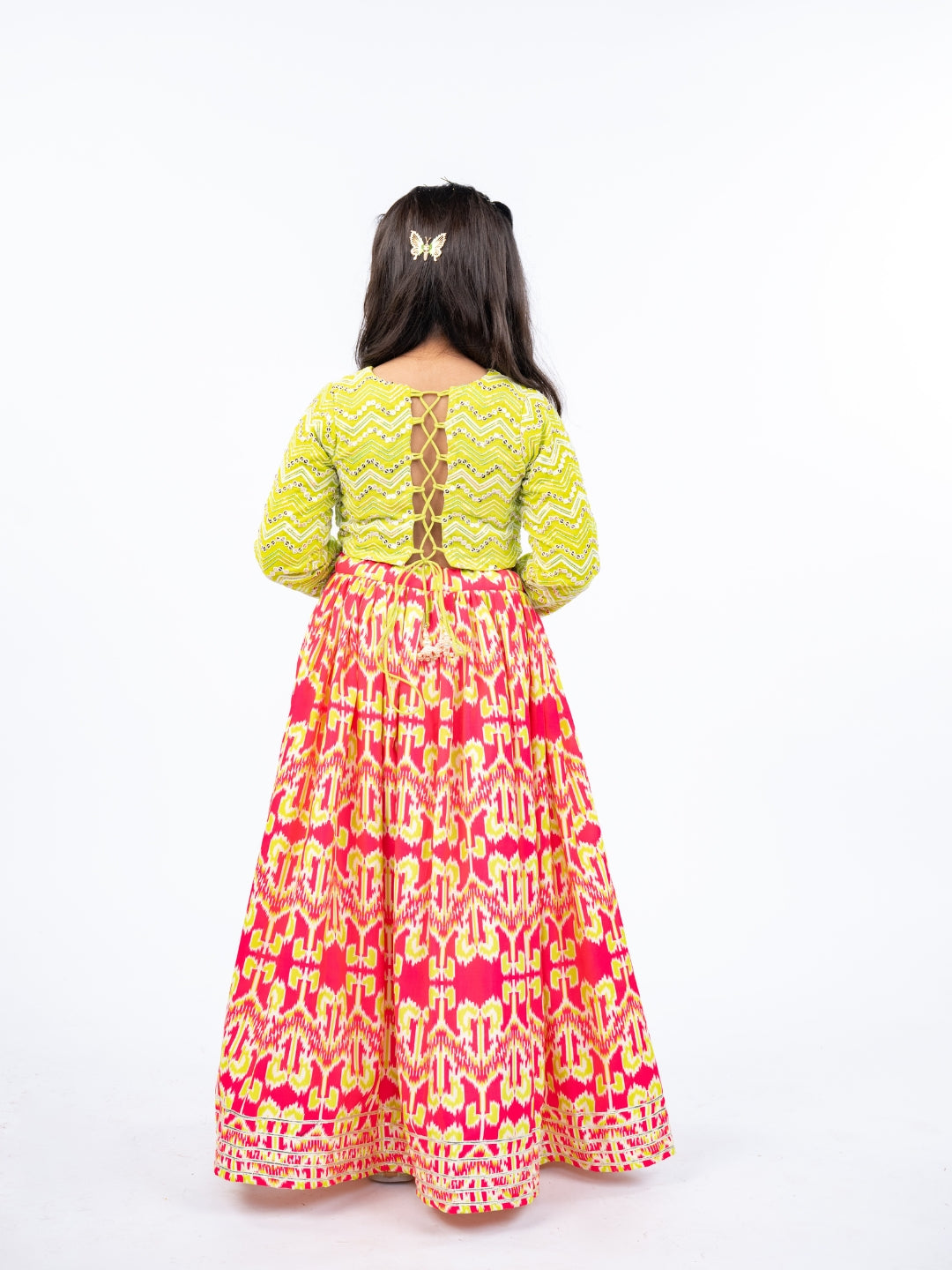Multi Color Sibling Matching Outfits (Lehenga & Kurta Set)