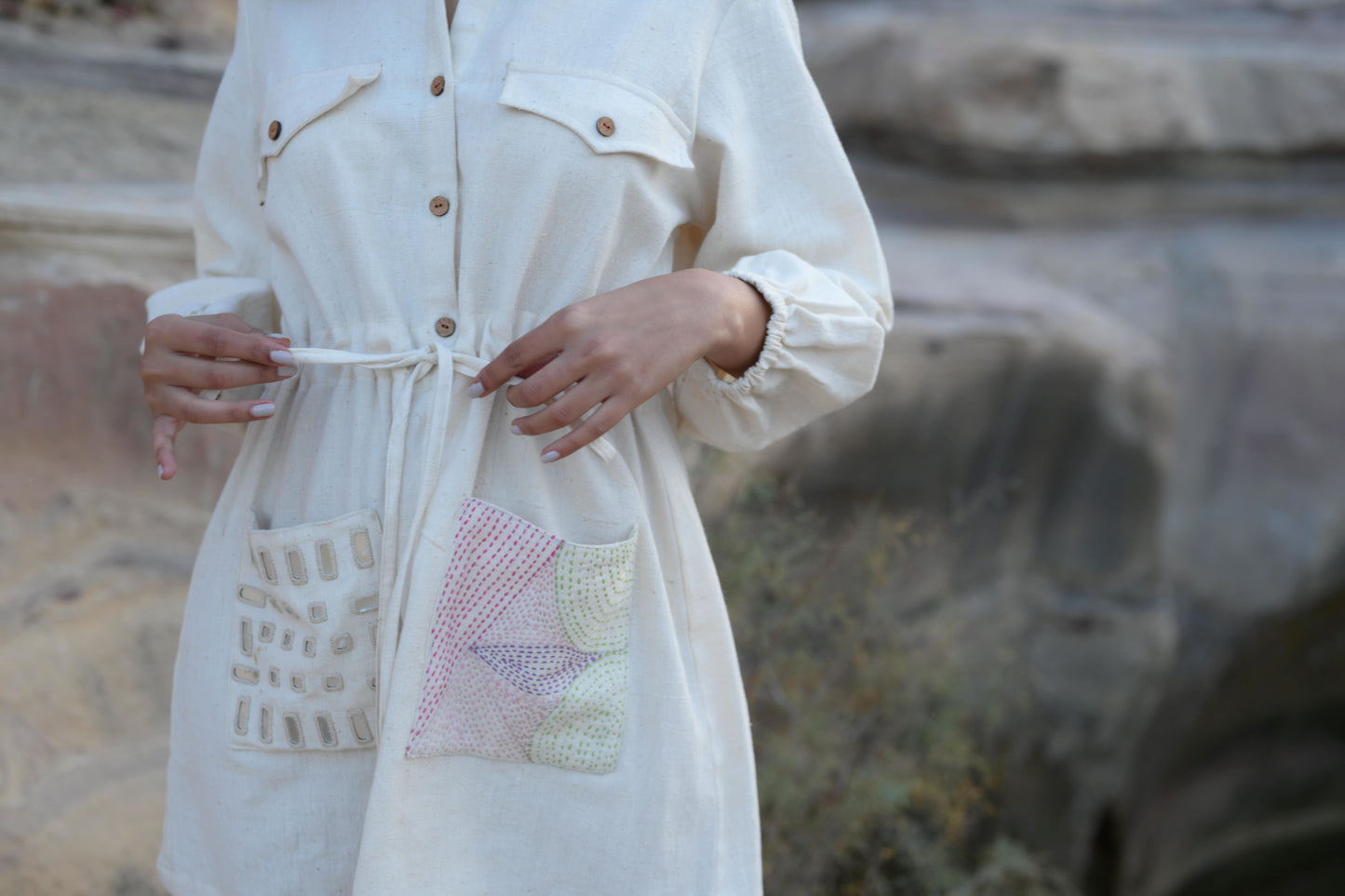 Kala Cotton Shirt-Dress