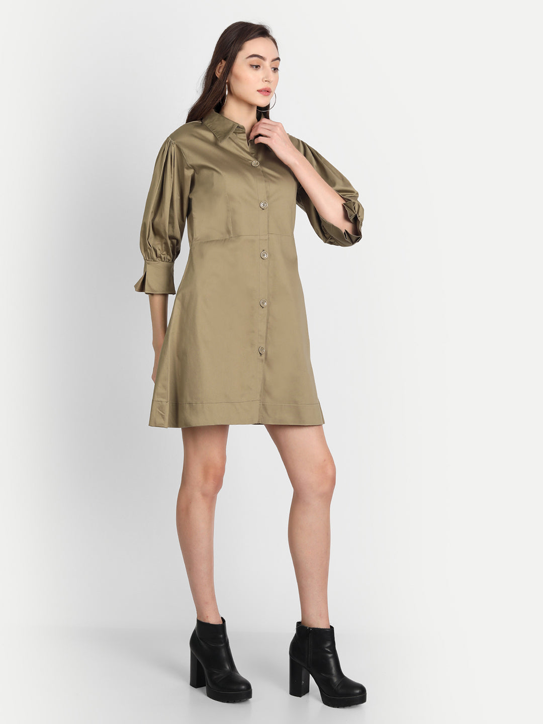 Trout Twill Dress