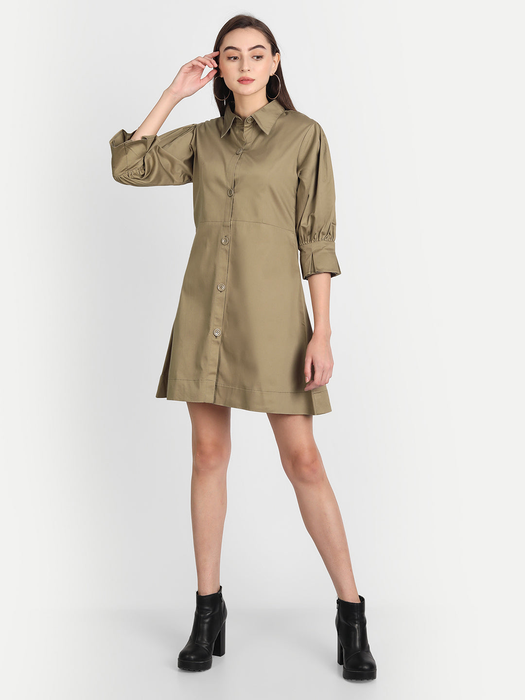 Trout Twill Dress