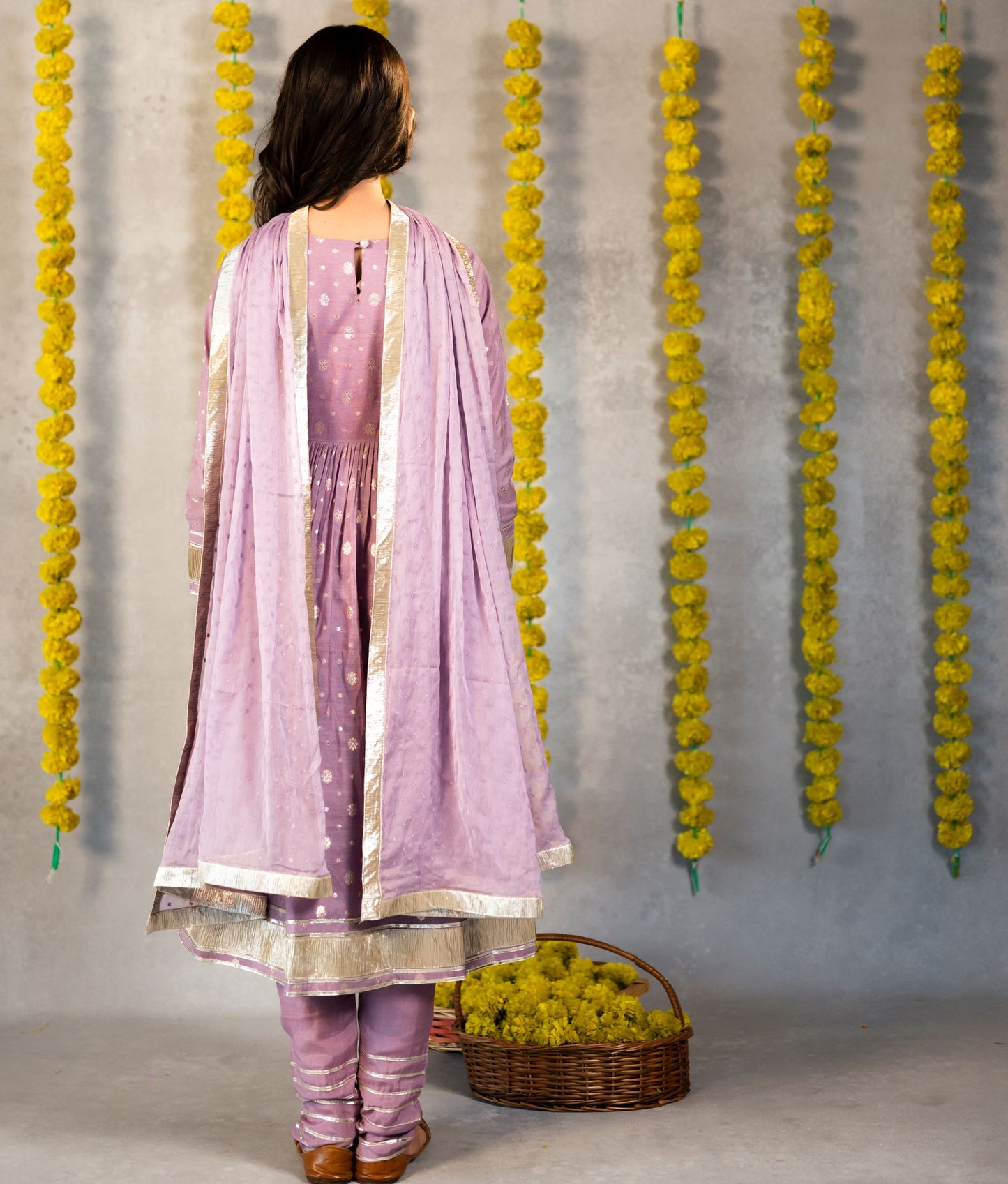Girls Iris Anarkali Dress (Set of 3)