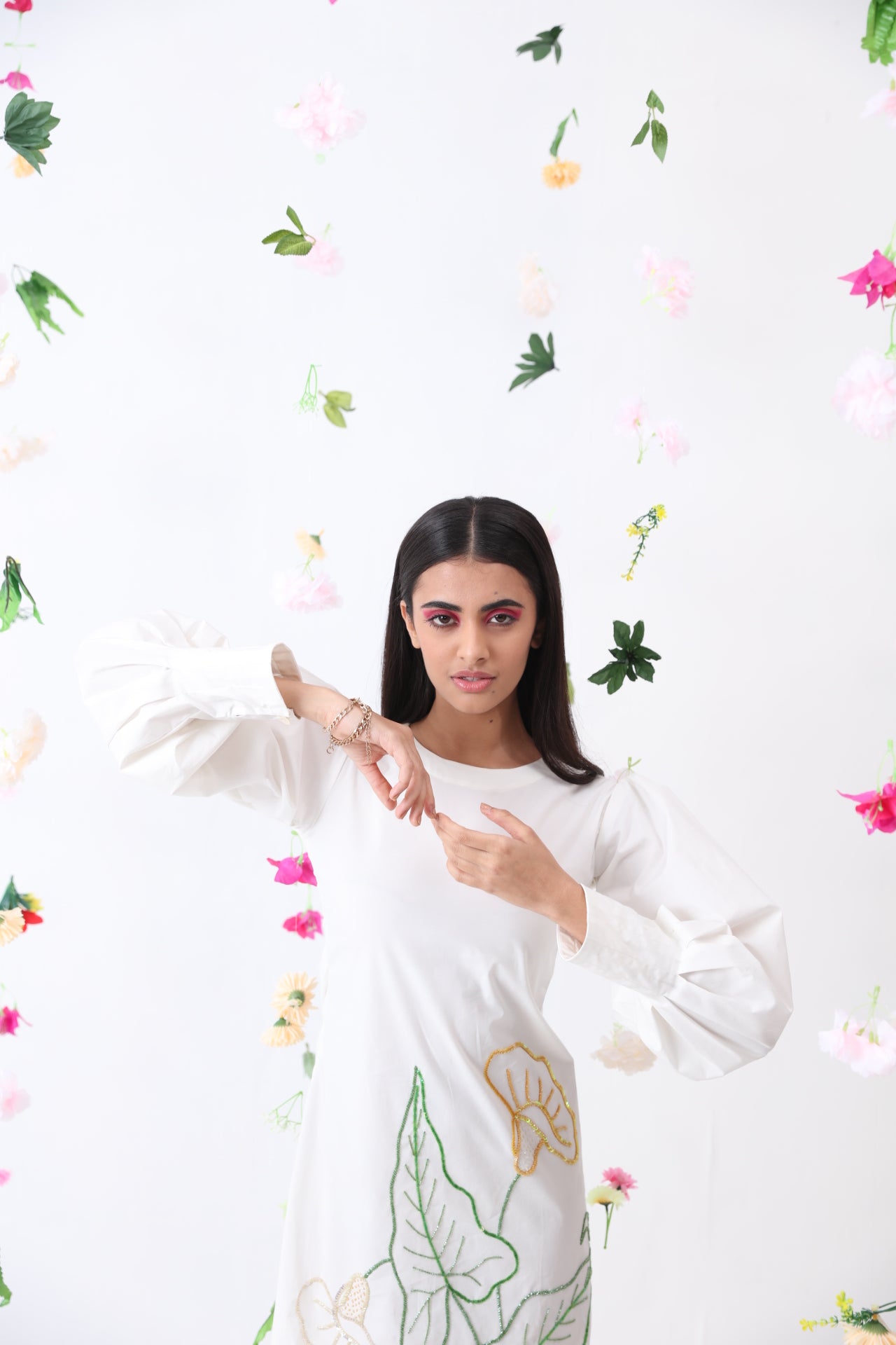 Calla Embroidered Cotton Dress