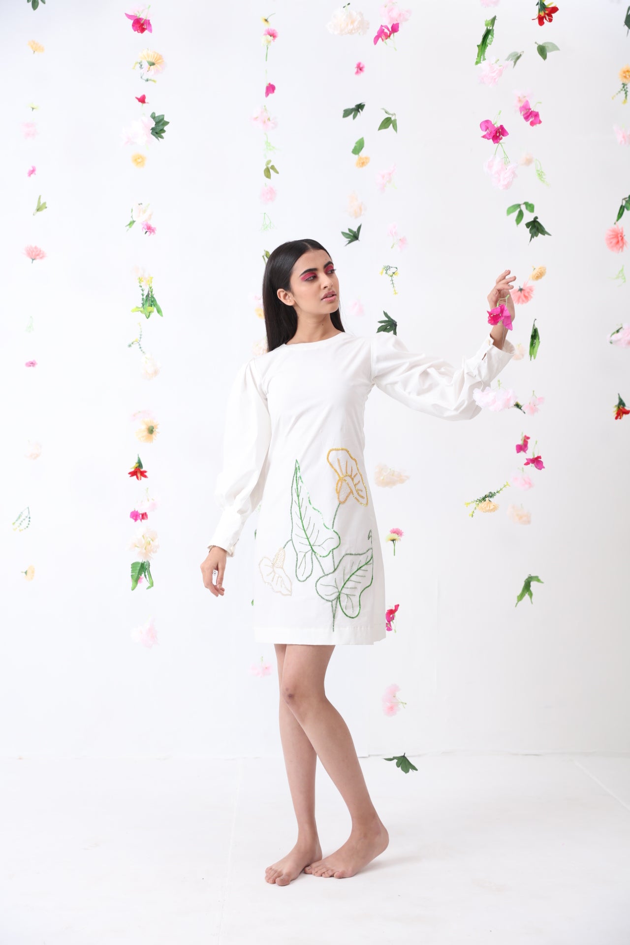 Calla Embroidered Cotton Dress