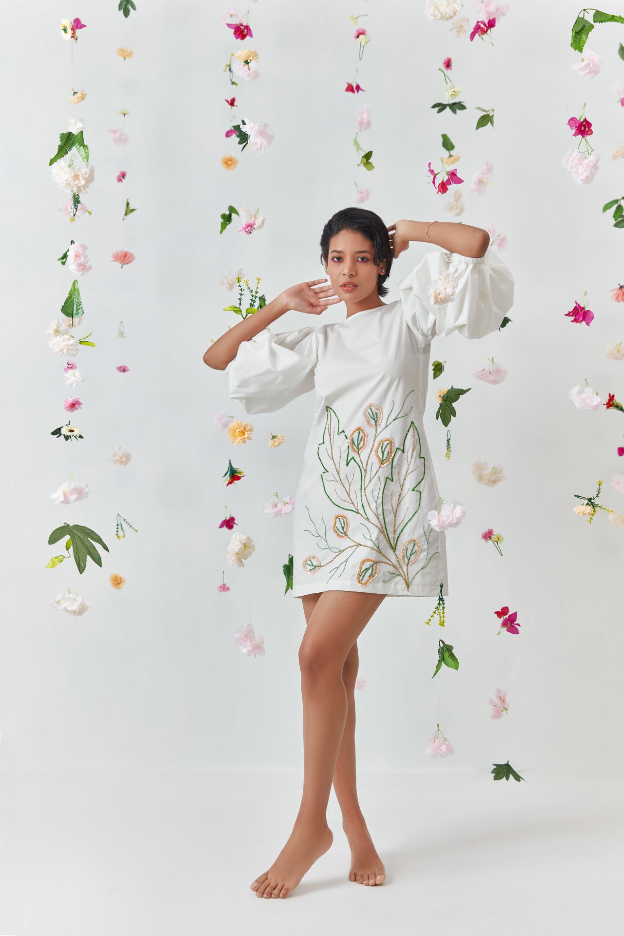 Dohil Embroidered Cotton Dress