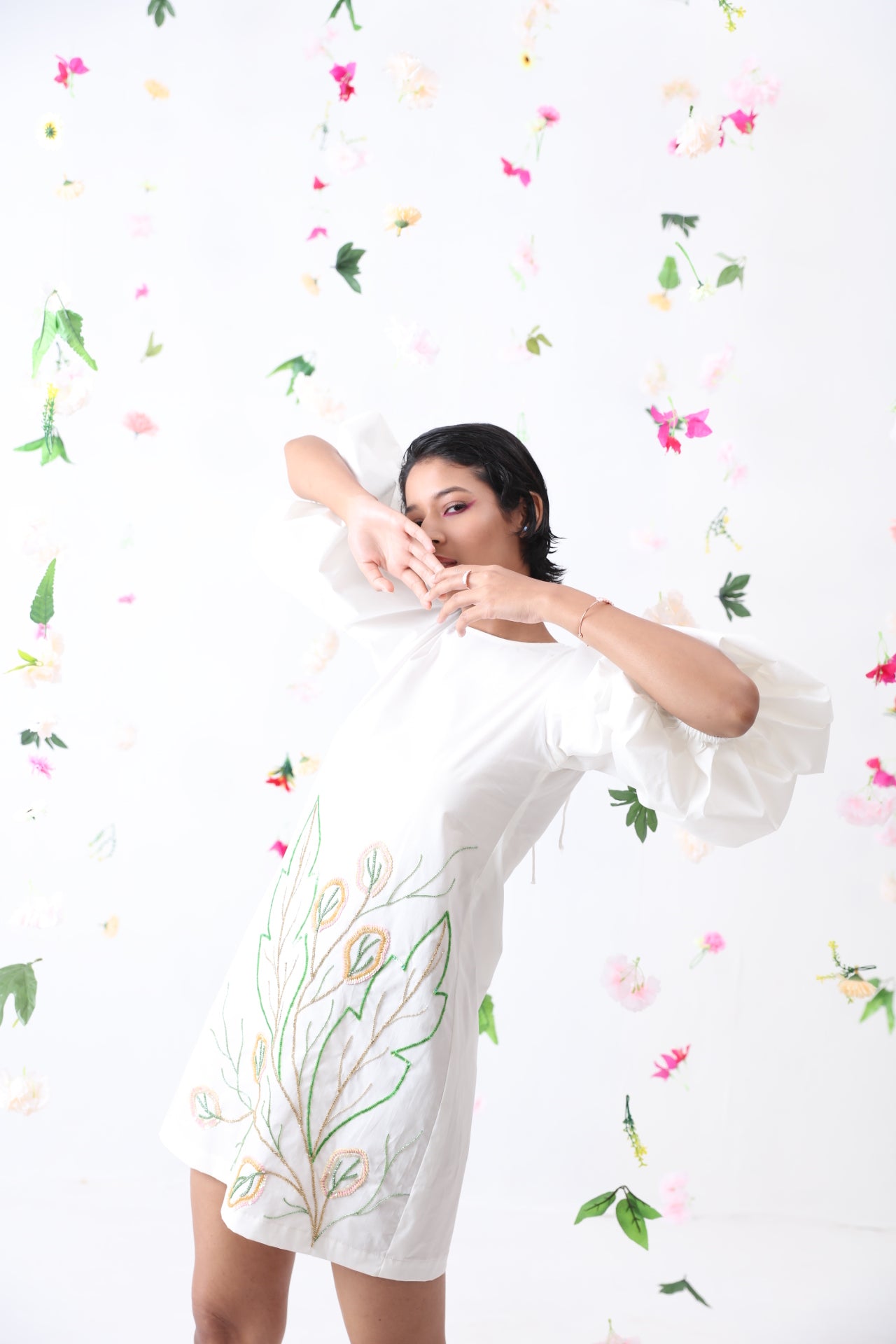 Dohil Embroidered Cotton Dress
