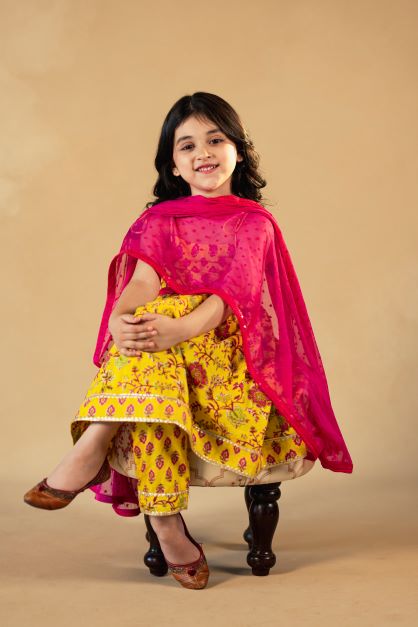 Jaipuri Kurta set Junior