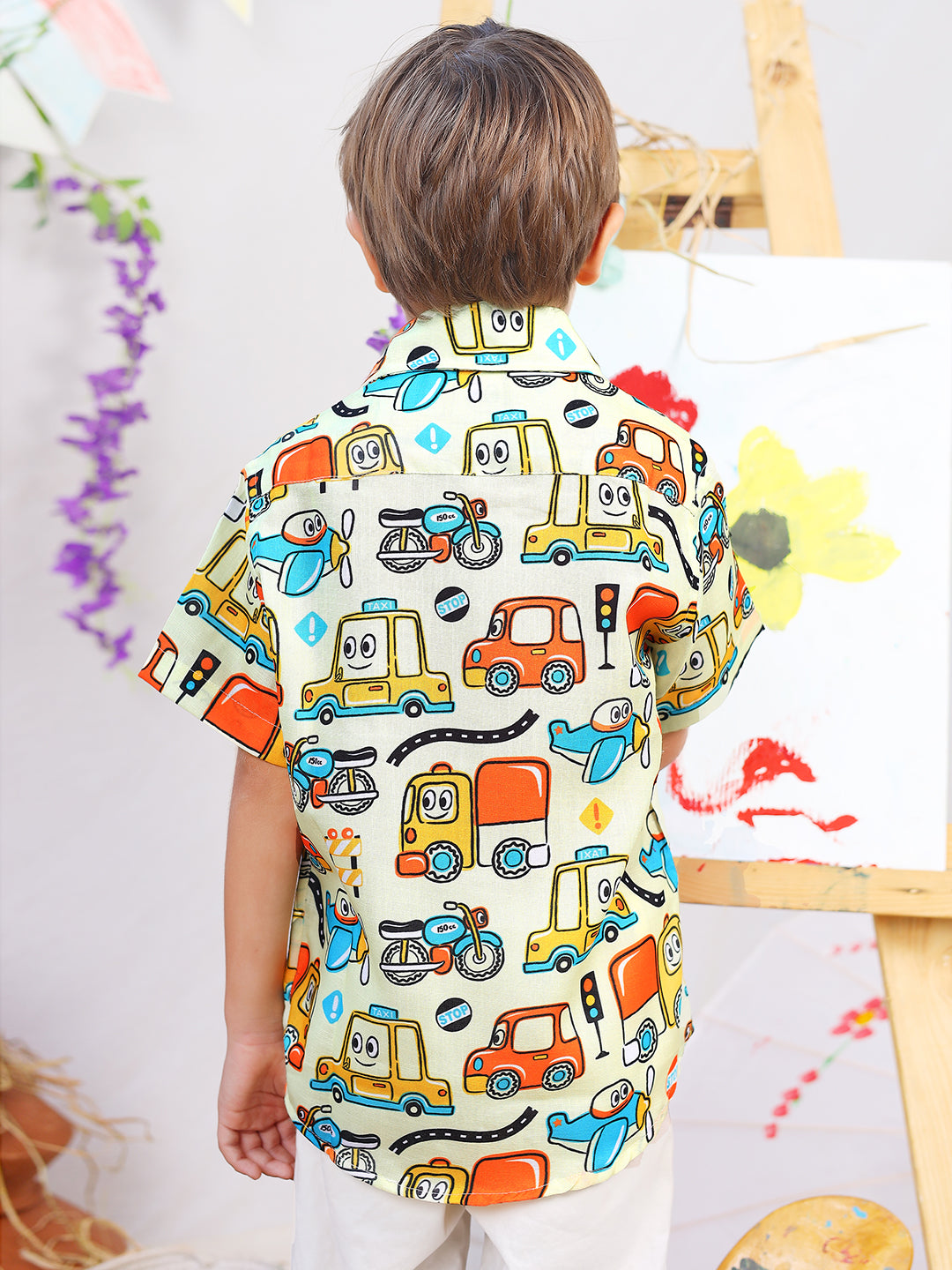 Boys Long Drive Printed Shirt