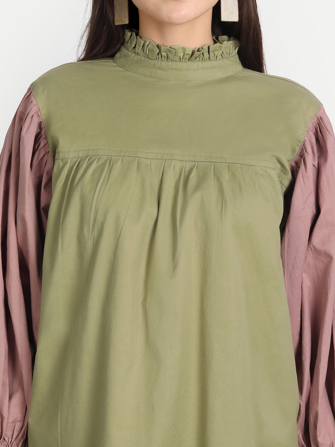 Fern Ruffle Sleeve Shirt