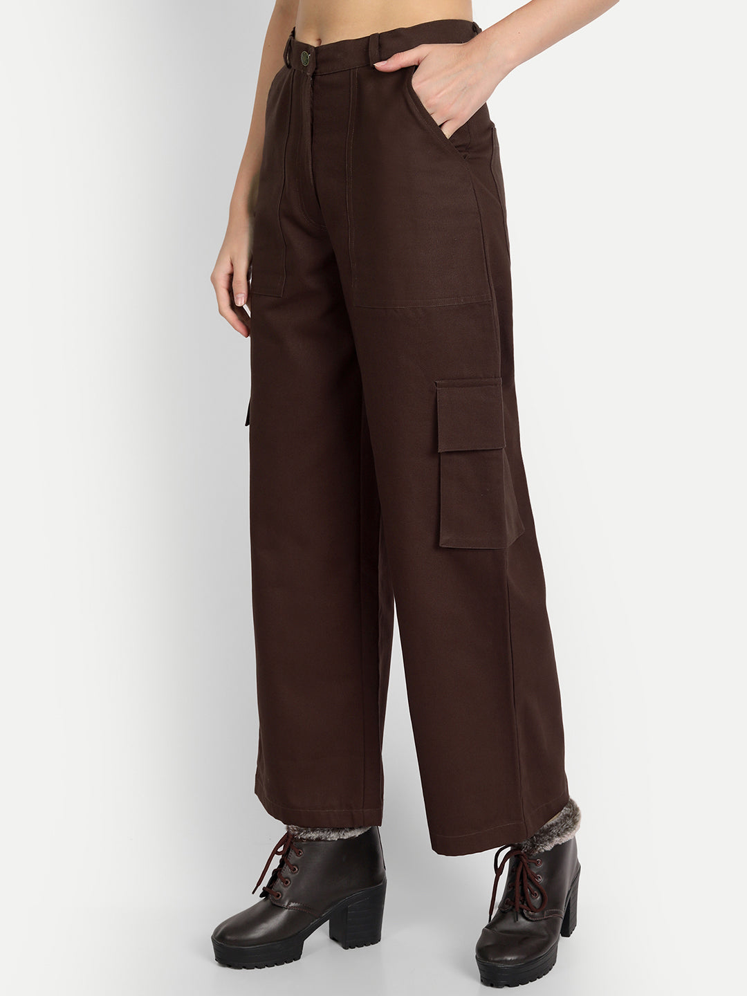 Carob straight fit Pant