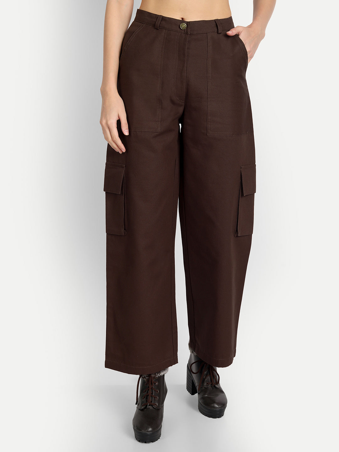 Carob straight fit Pant