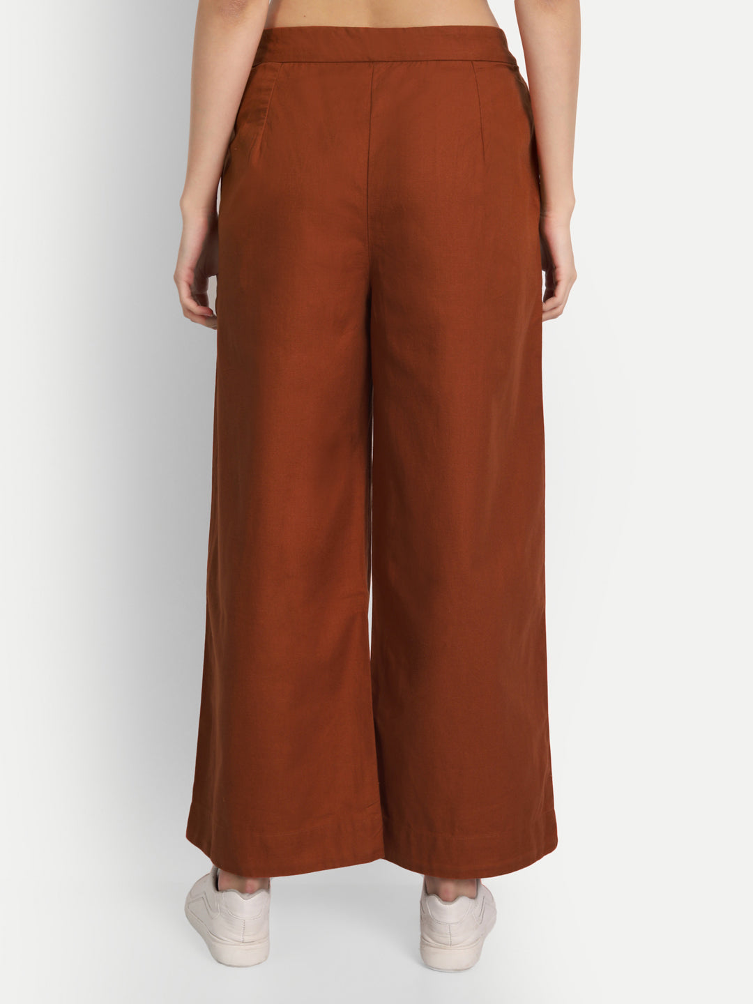 Rust Women Wide Leg Pant