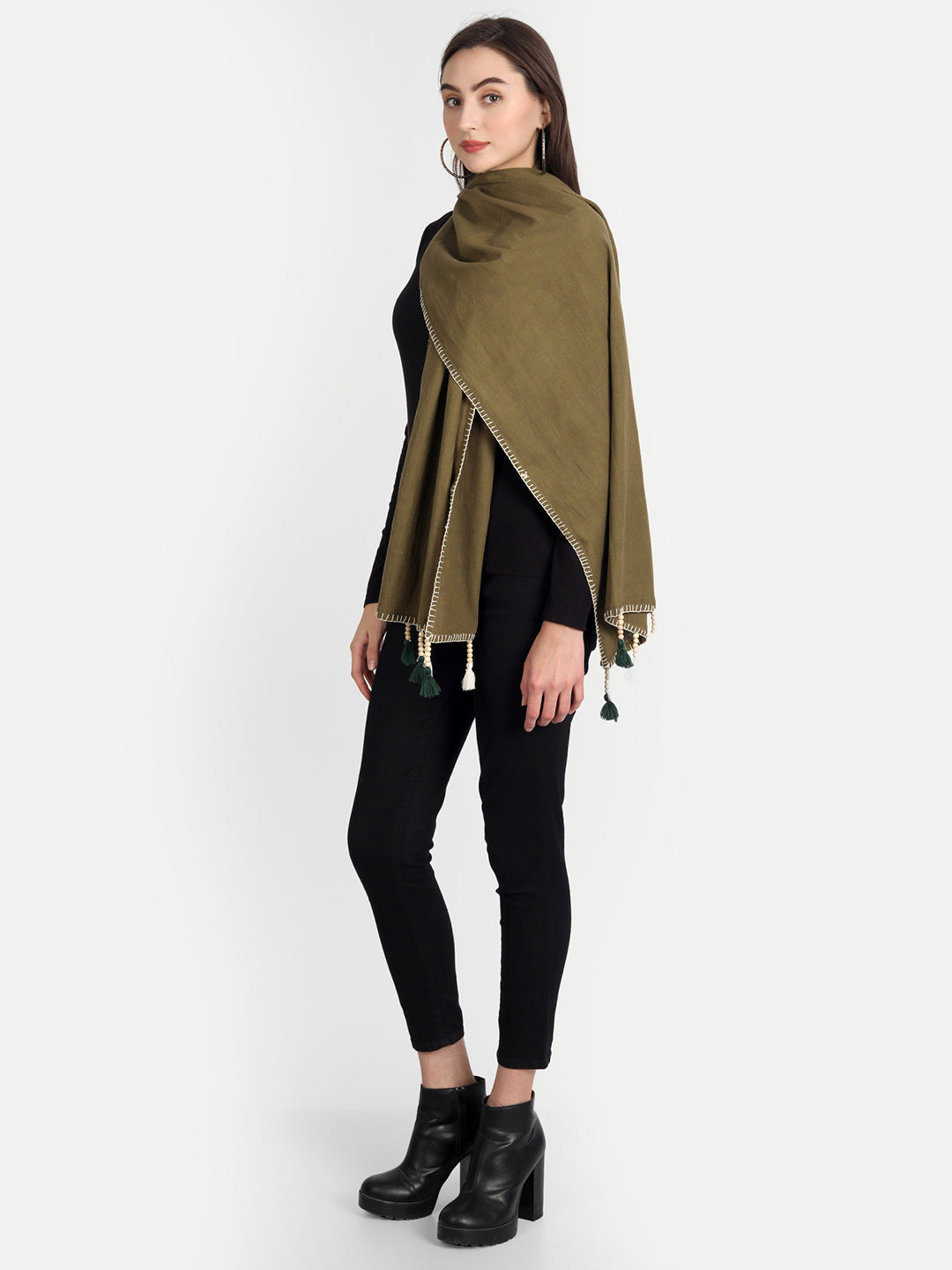 Olive Green Stole